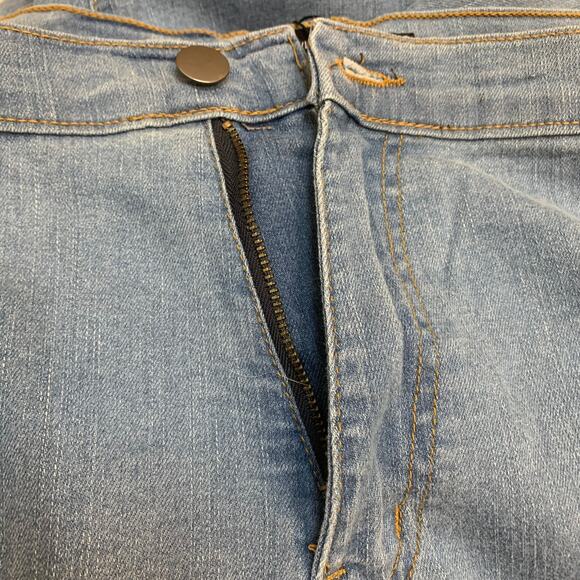 PRETTYLITTLETHING PLUS Light Wash Hi Waist Skinny Jeans Sz 20 - Picture 6 of 15